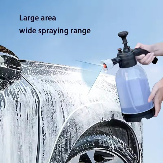 Hand Pump Foam Car Wash Sprayer Bottle, Air Pressure Car Sprayer