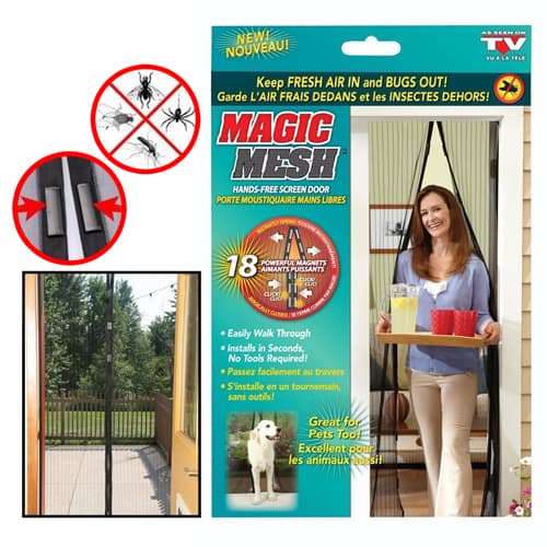 Magic Mesh Door Screen , best for rooms,kitchen etc