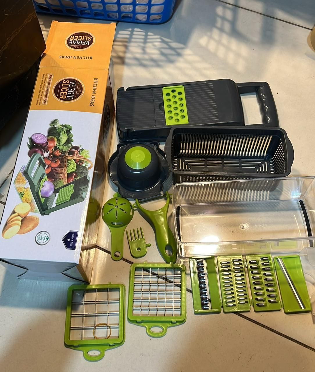 16-in-1 Vegetable Chopper & Slicer | Multifunctional Kitchen Tool | Pakistan
