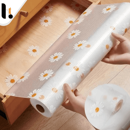 Waterproof Kitchen Mat Shelf Liner 45×150, Anti Slip cover