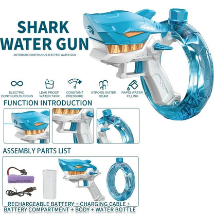 Rechargeable Shark Water Gun – High Pressure
