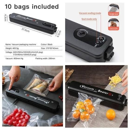 Automatic Food Sealer with 5 Vacuum for Fresh Food Storage