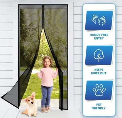 Magic Mesh Door Screen , best for rooms,kitchen etc
