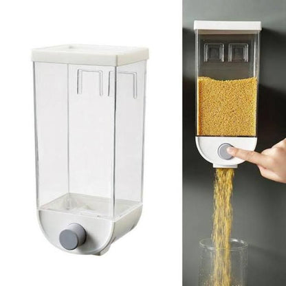 1Pc 1500ml Self-Adhesive Grain Dispenser