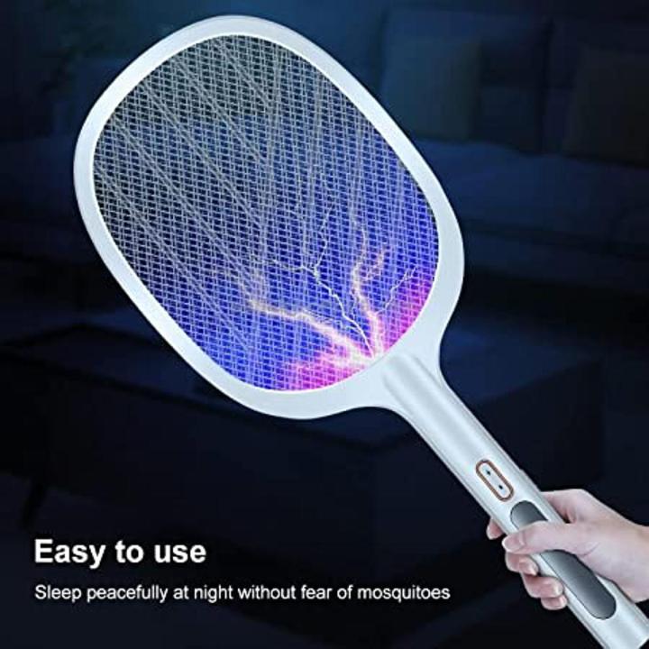 USB Rechargeable Mosquito Racket With Stand