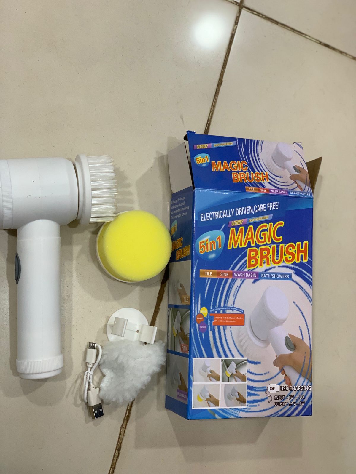 5 in 1 Rechargeable Magic Brush