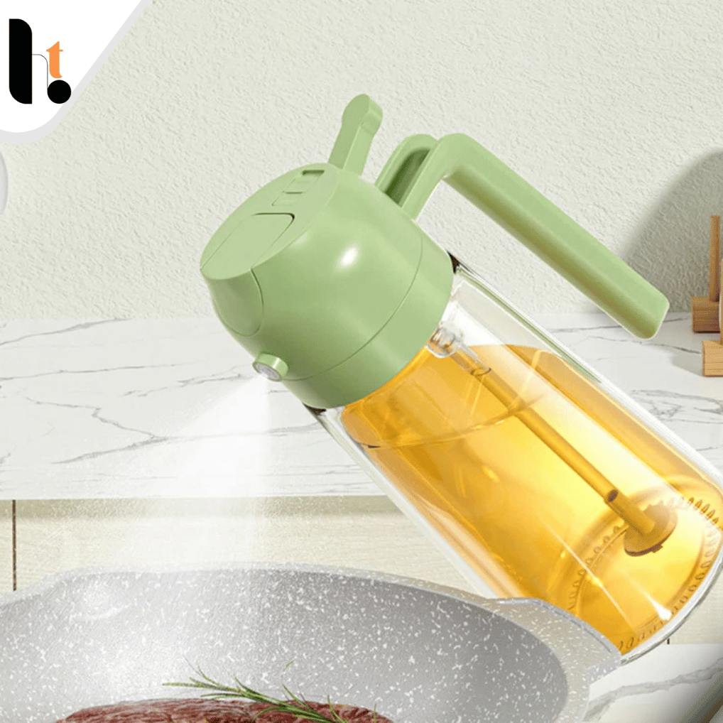 2 In 1 Amazing Oil Sprayer Bottle Kitchen Tool