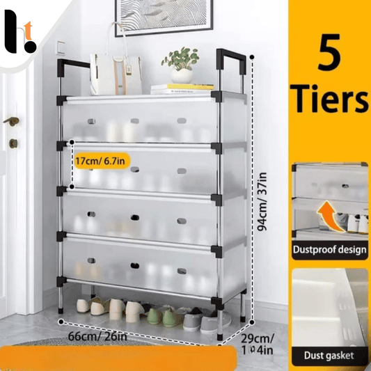 Multi Layer Dustproof Shoe Rack Organizer , Best for home ,office