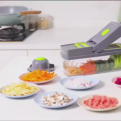 16-in-1 Vegetable Chopper & Slicer | Multifunctional Kitchen Tool | Pakistan